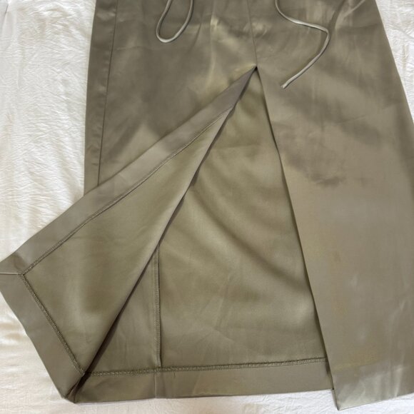 OAK + FORT Grey Strapless Corset Dress - Picture 5 of 8